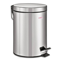Ведро-контейнер для мусора (урна) с педалью LAIMA Classic, 12 л, зеркальное, нержавеющая сталь, со съемным внутренним ведром в Орехово-Зуево Ведро-контейнер для мусора (урна) с педалью LAIMA Classic, 12 л, зеркальное, нержавеющая сталь, со съемным внутренним ведром в Орехово-Зуево