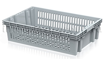 Ящик для овощей, фруктов и хлеба Евролоток серый в Орехово-Зуево