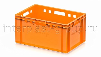 Ящик для мяса и колбасных изделий Е-3 оранжевый в Орехово-Зуево Ящик для мяса и колбасных изделий Е-3 оранжевый в Орехово-Зуево