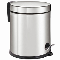 Ведро-контейнер для мусора урна с педалью LAIMA Classic Plus, 5 л, зеркальное в Орехово-Зуево Ведро-контейнер для мусора урна с педалью LAIMA Classic Plus, 5 л, зеркальное в Орехово-Зуево