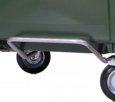 Педаль для мусорного контейнера 660 л.  серый в Орехово-Зуево