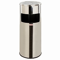 Урна с пепельницей 27 л, нержавеющая сталь, зеркальная, LAIMA PROFESSIONAL в Орехово-Зуево Урна с пепельницей 27 л, нержавеющая сталь, зеркальная, LAIMA PROFESSIONAL в Орехово-Зуево