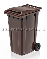 Контейнер для мусора 240 л коричневый облегченный 240 зеленый в Орехово-Зуево