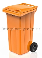 Мусорный контейнер 120 л оранжевый 120 оранжевый в Орехово-Зуево