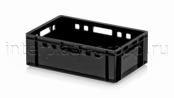 Ящик для мяса и колбасных изделий Е-2 черный в Орехово-Зуево Ящик для мяса и колбасных изделий Е-2 черный в Орехово-Зуево