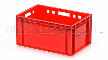 Ящик для мяса и колбасных изделий Е-3 красный в Орехово-Зуево Ящик для мяса и колбасных изделий Е-3 красный в Орехово-Зуево