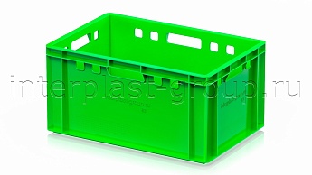 Ящик для мяса и колбасных изделий Е-3 светло-зеленый в Орехово-Зуево Ящик для мяса и колбасных изделий Е-3 светло-зеленый в Орехово-Зуево