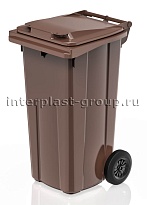 Мусорный контейнер 120 л коричневый 120 коричневый в Орехово-Зуево