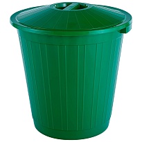 Мусорный бак с крышкой 50 л зеленый 50 зеленый в Орехово-Зуево Мусорный бак с крышкой 50 л зеленый 50 зеленый в Орехово-Зуево