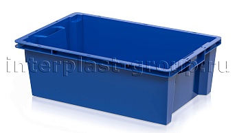 Ящик универсальный для овощей, фруктов и хлеба сплошной синий в Орехово-Зуево