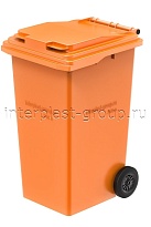 Мусорный контейнер 240 л оранжевый 240 оранжевый в Орехово-Зуево