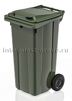 Мусорный контейнер 120 л зеленый в Орехово-Зуево