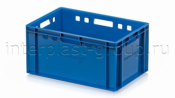 Ящик для мяса и колбасных изделий Е-3 голубой в Орехово-Зуево Ящик для мяса и колбасных изделий Е-3 голубой в Орехово-Зуево