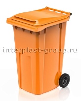 Контейнер для мусора 240 л оранжевый облегченный 240 оранжевый в Орехово-Зуево