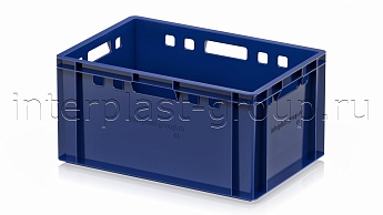 Ящик для мяса и колбасных изделий Е-3 темно-синий в Орехово-Зуево