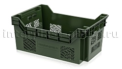 Ящик вкладываемый / штабелируемый зеленый