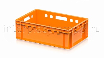 Ящик для мяса и колбасных изделий Е-2 оранжевый в Орехово-Зуево