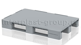 Поддон пластиковый сплошной с бортиками серый в Орехово-Зуево Поддон пластиковый сплошной с бортиками серый в Орехово-Зуево