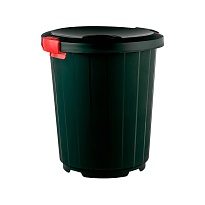 Мусорный бак с крышкой - воронкой 105 л темно-зеленый 105 темно-зеленый в Орехово-Зуево Мусорный бак с крышкой - воронкой 105 л темно-зеленый 105 темно-зеленый в Орехово-Зуево