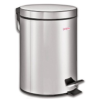 Ведро-контейнер для мусора (урна) с педалью LAIMA Classic, 20 л, зеркальное, нержавеющая сталь, со съемным внутренним ведром в Орехово-Зуево