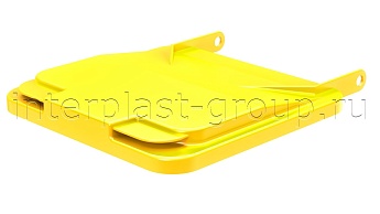 Комплект крышки для контейнера 120 л. желтая  желтый в Орехово-Зуево