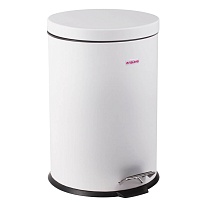 Ведро-контейнер для мусора (урна) с педалью LAIMA Classic, 12 л, белое, глянцевое, металл, со съемным внутренним ведром в Орехово-Зуево Ведро-контейнер для мусора (урна) с педалью LAIMA Classic, 12 л, белое, глянцевое, металл, со съемным внутренним ведром в Орехово-Зуево