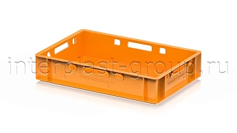 Ящик для мяса и колбасных изделий Е-1 оранжевый в Орехово-Зуево