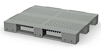 Поддон пластиковый перфорированный (усилен 1 трубой) в Орехово-Зуево